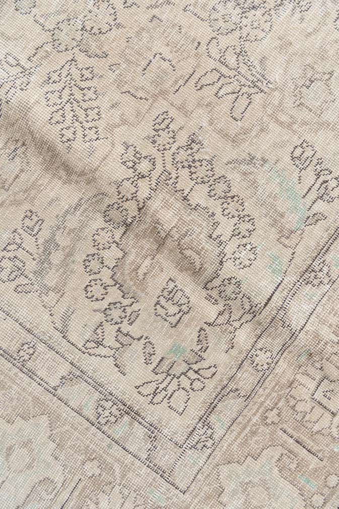8' x 10' 7 Hand Knotted Ultra Vintage Persian Wool Rug