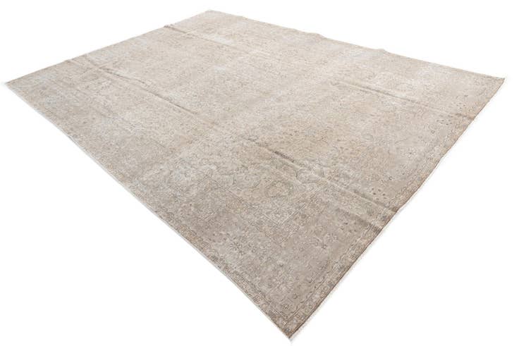 Detail image of 9' 2 x 12' 2 Hand Knotted Ultra Vintage Persian Wool Rug