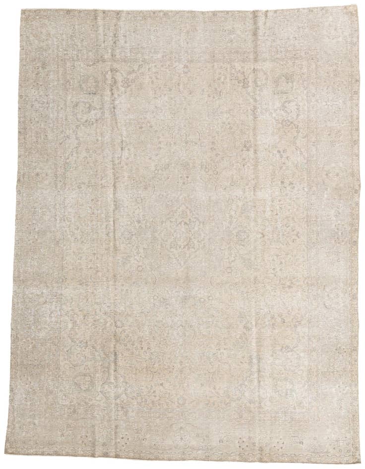Detail image of 9' 2 x 12' 2 Hand Knotted Ultra Vintage Persian Wool Rug