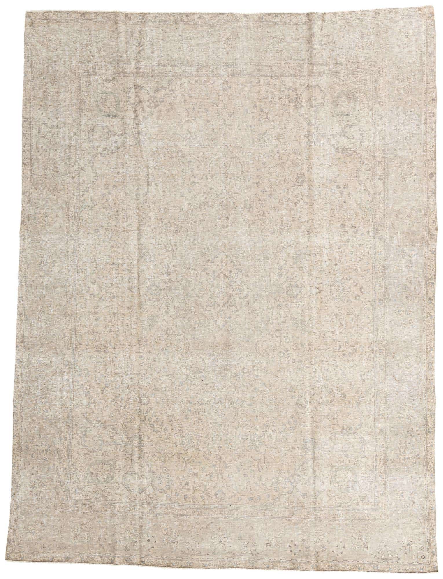 9' 2 x 12' 2 Hand Knotted Ultra Vintage Persian Wool Rug