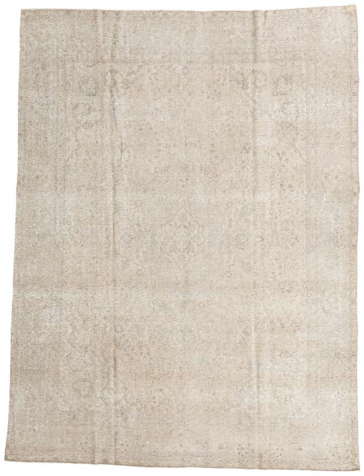 9' 2 x 12' 2 Hand Knotted Ultra Vintage Persian Wool Rug