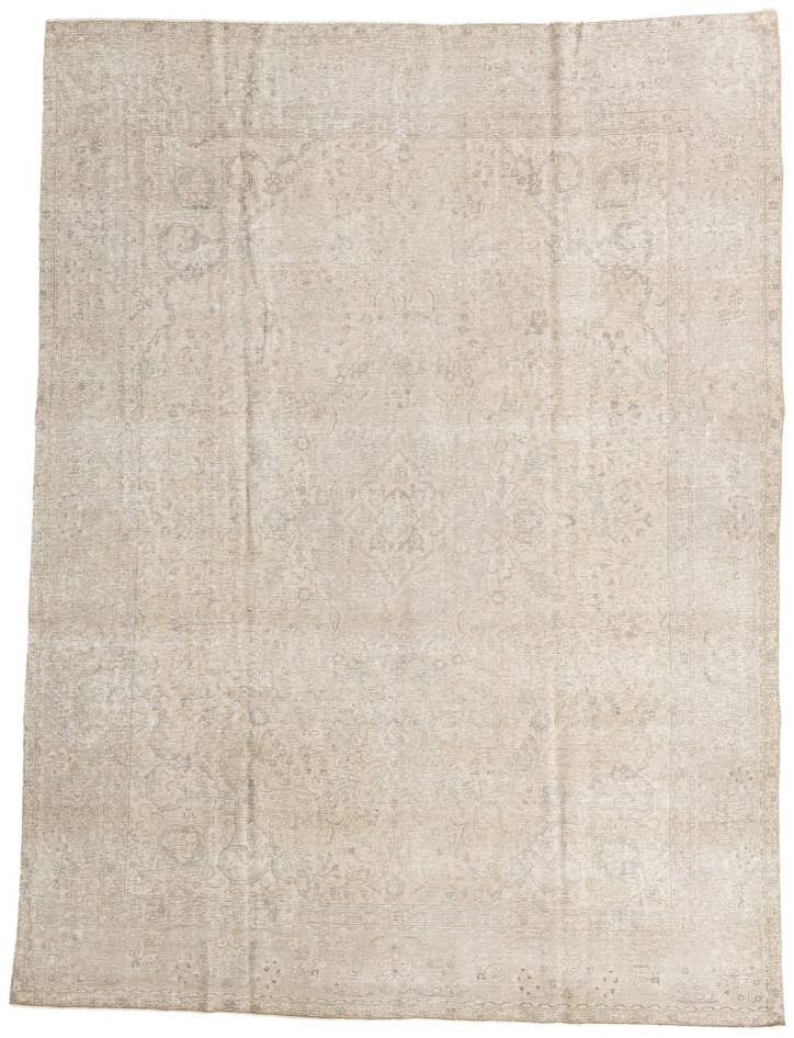 Detail image of 9' 2 x 12' 2 Hand Knotted Ultra Vintage Persian Wool Rug