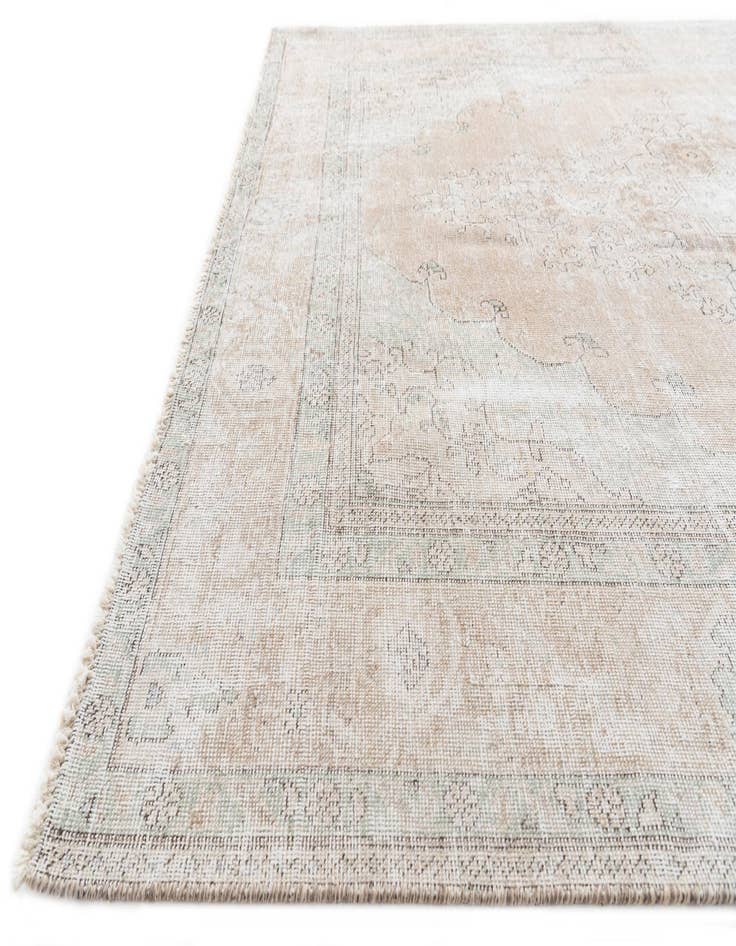 Detail image of 6' 5 x 9' 7  Hand Knotted Ultra Vintage Persian Wool Rug