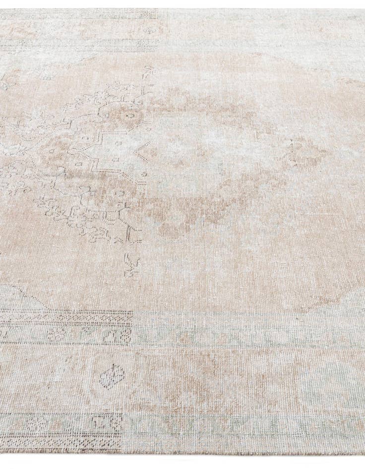 Detail image of 6' 5 x 9' 7  Hand Knotted Ultra Vintage Persian Wool Rug