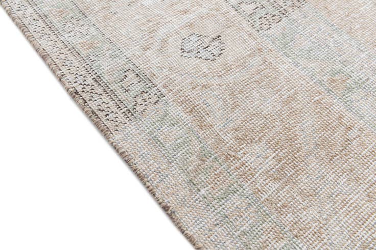 Detail image of 6' 5 x 9' 7 Hand Knotted Ultra Vintage Persian Wool Rug