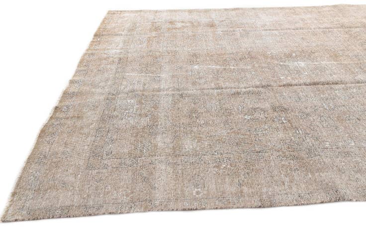 Detail image of 9' 8 x 12' 5 Hand Knotted Ultra Vintage Persian Wool Rug