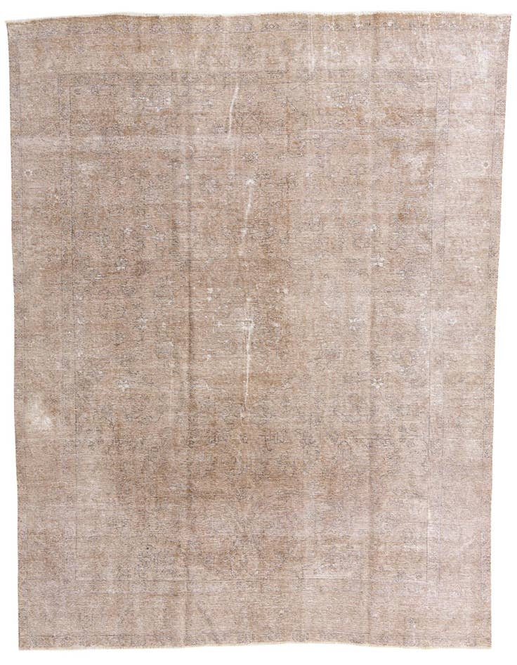 Detail image of 9' 8 x 12' 5 Hand Knotted Ultra Vintage Persian Wool Rug