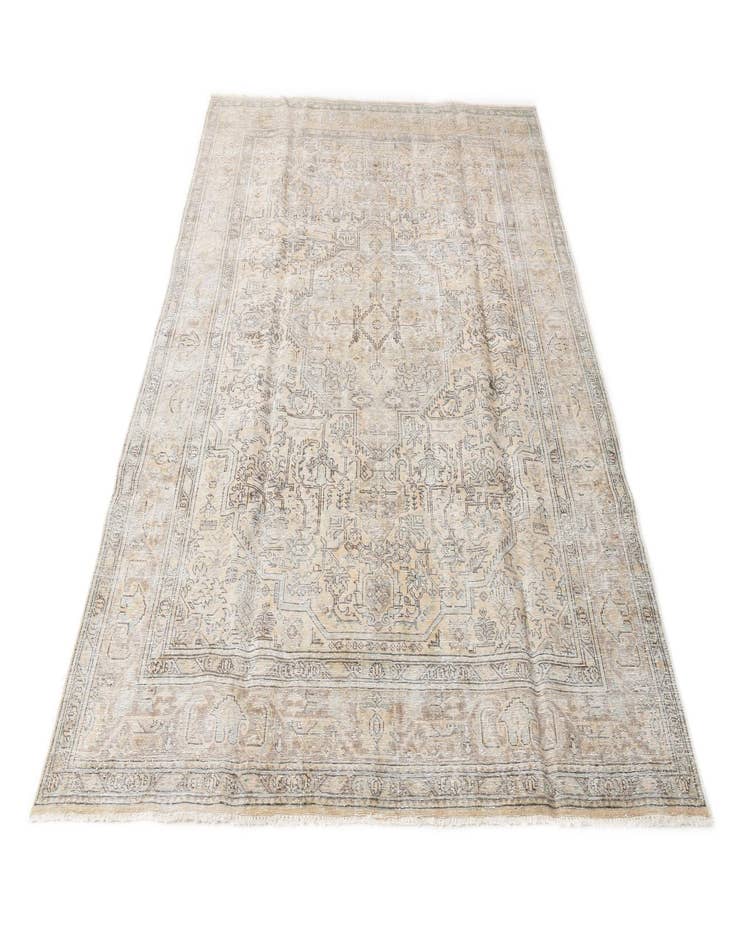 Detail image of 7' 10 x 10' 10  Hand Knotted Ultra Vintage Persian Wool Rug