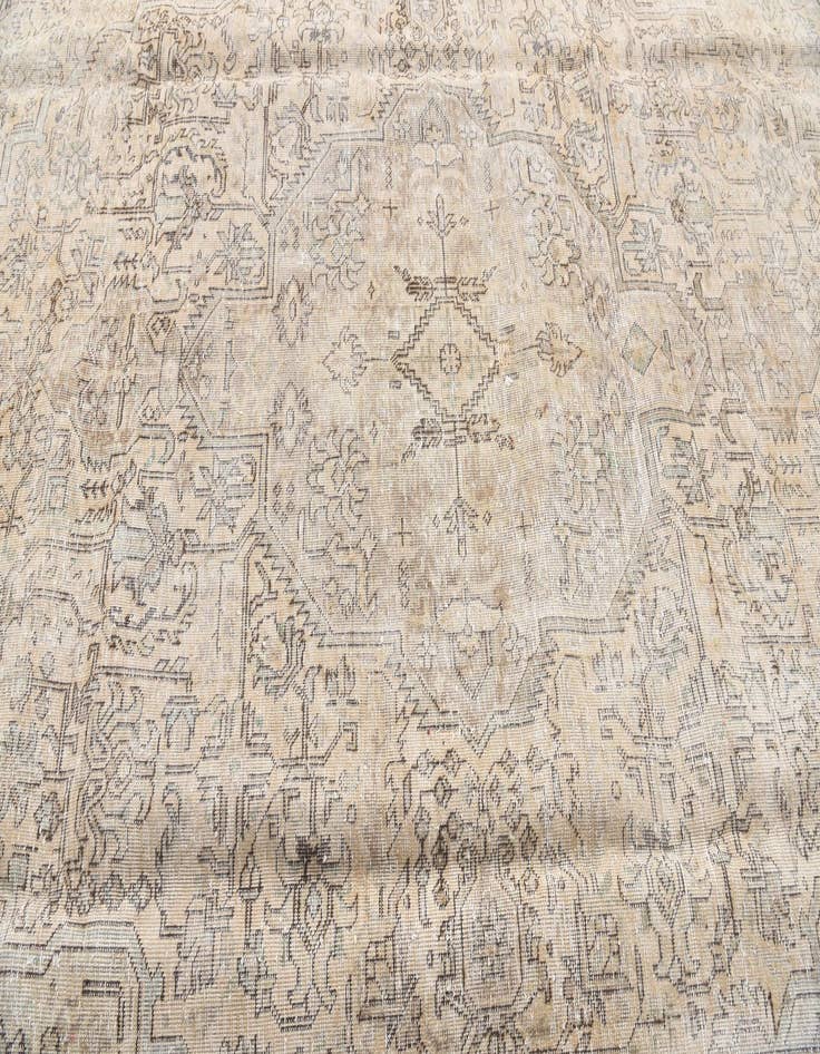 Detail image of 7' 10 x 10' 10  Hand Knotted Ultra Vintage Persian Wool Rug