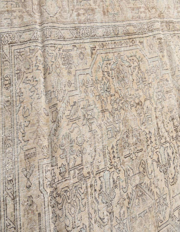 Detail image of 7' 10 x 10' 10  Hand Knotted Ultra Vintage Persian Wool Rug