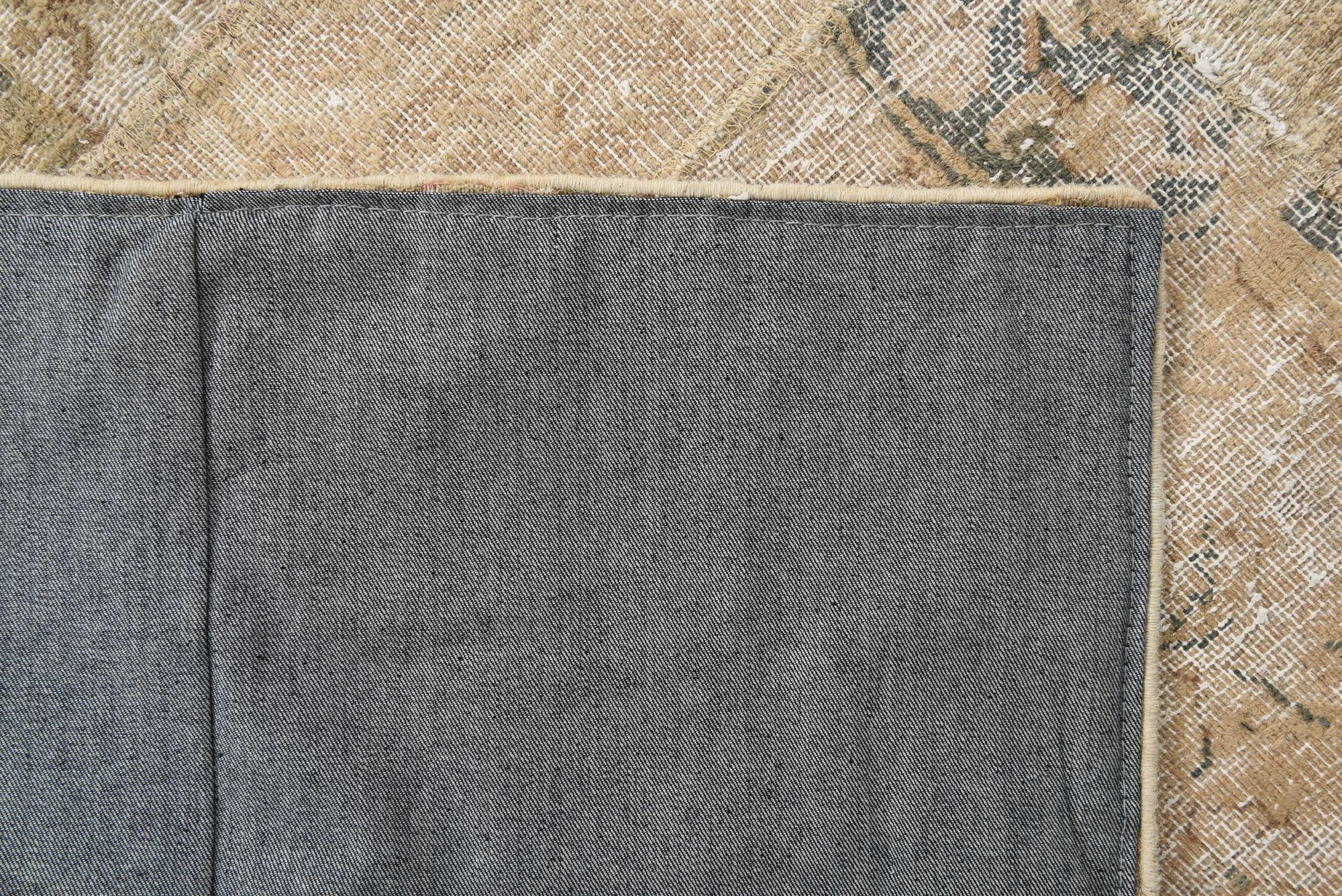 5' 7 x 8' 10 Hand Knotted Ultra Vintage Persian Wool Rug