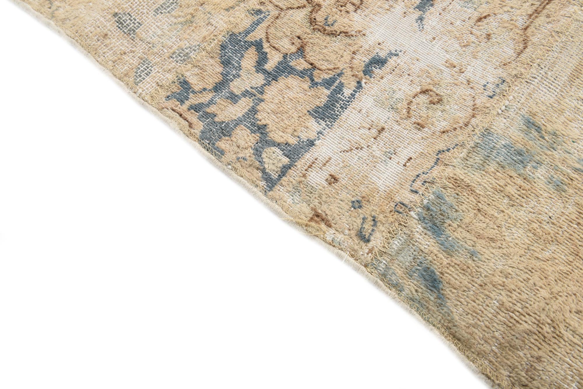 5' 7 x 7' 11 Hand Knotted Ultra Vintage Persian Wool Rug