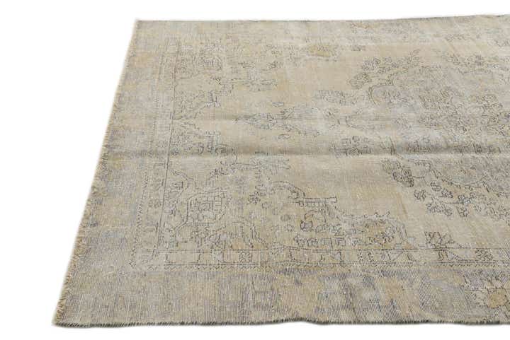 6' 1 x 8' 10 Hand Knotted Ultra Vintage Persian Wool Rug