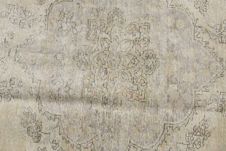 6' 1 x 8' 10 Hand Knotted Ultra Vintage Persian Wool Rug