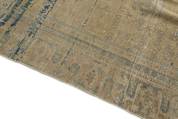 8' 3 x 11' Hand Knotted Ultra Vintage Persian Wool Rug