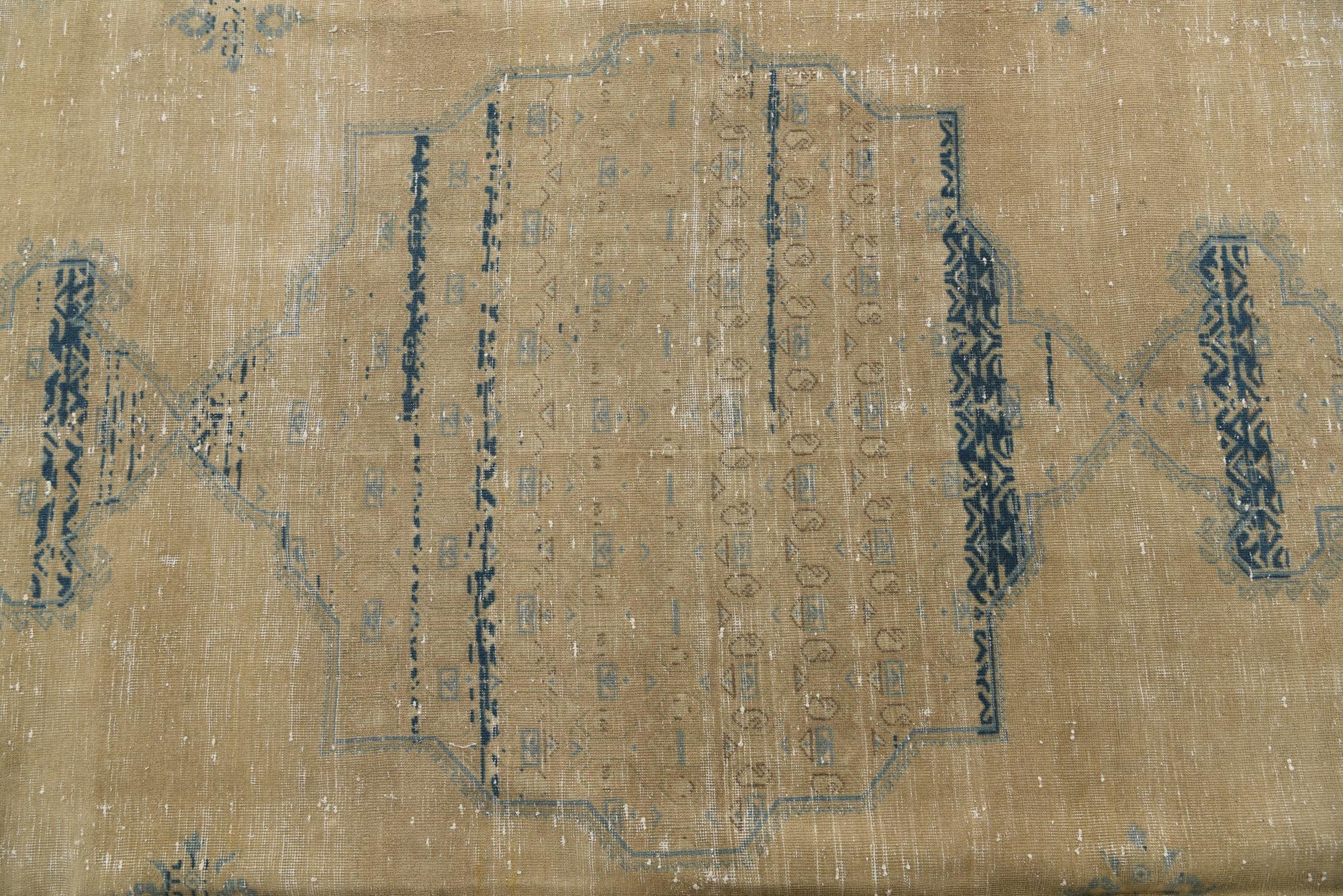 8' 3 x 11' Hand Knotted Ultra Vintage Persian Wool Rug