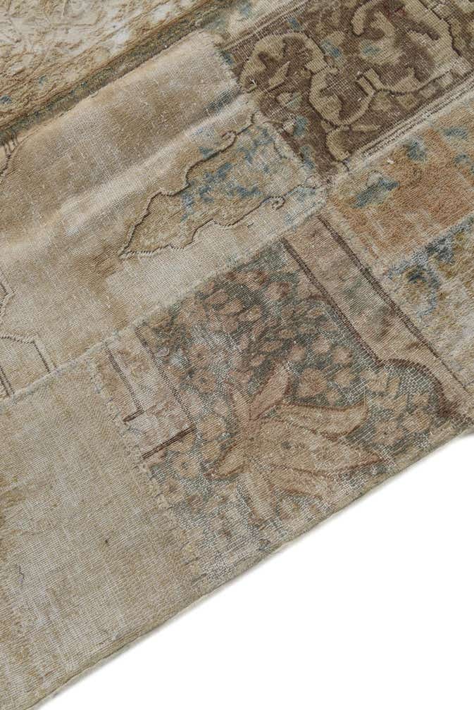 6' 8 x 10' Hand Knotted Ultra Vintage Persian Wool Rug