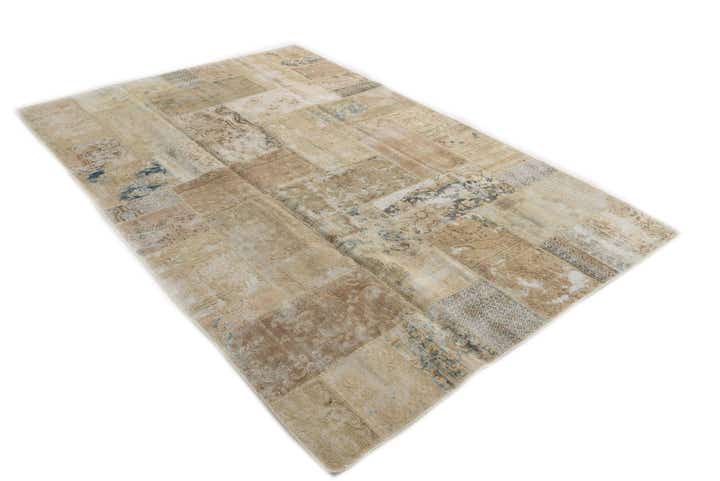 6' 10 x 10' 3 Hand Knotted Ultra Vintage Persian Wool Rug