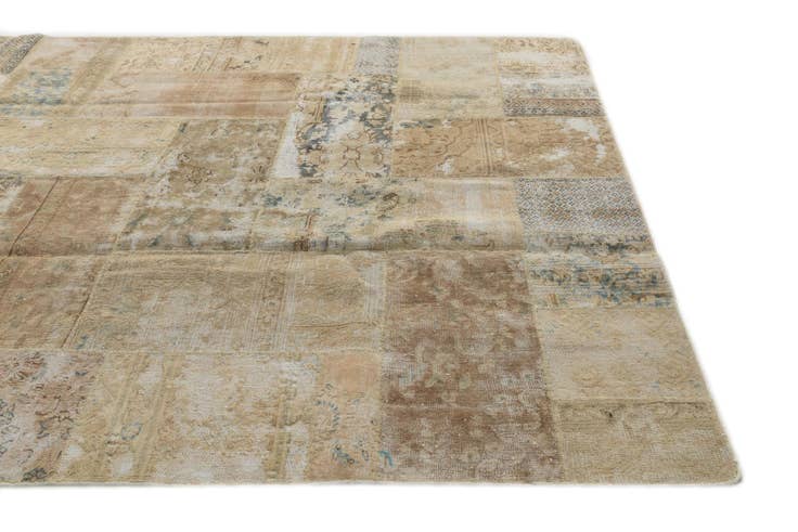 Detail image of 6' 10 x 10' 3 Hand Knotted Ultra Vintage Persian Wool Rug