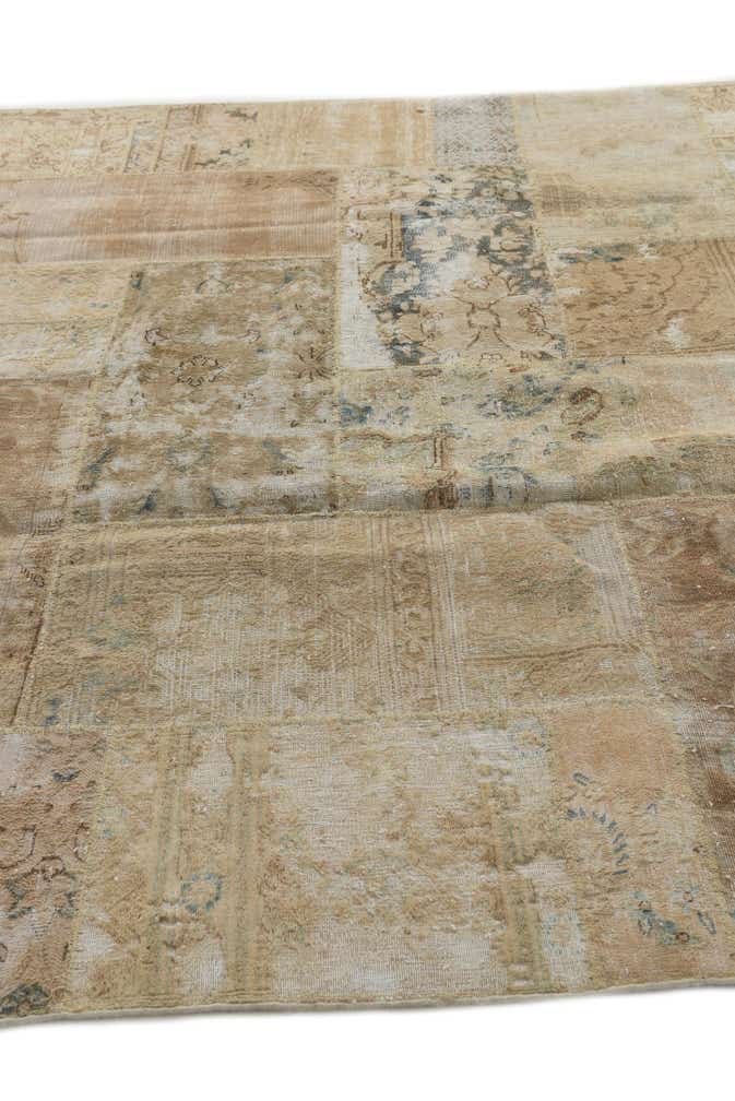 6' 10 x 10' 3 Hand Knotted Ultra Vintage Persian Wool Rug