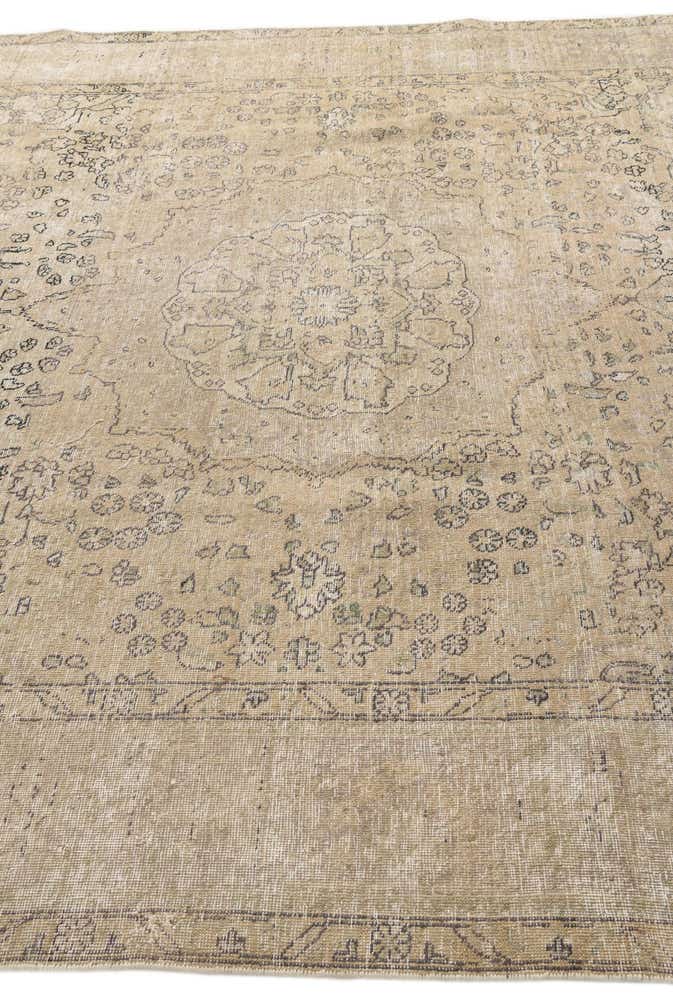 7' 9 x 11' Hand Knotted Ultra Vintage Persian Wool Rug