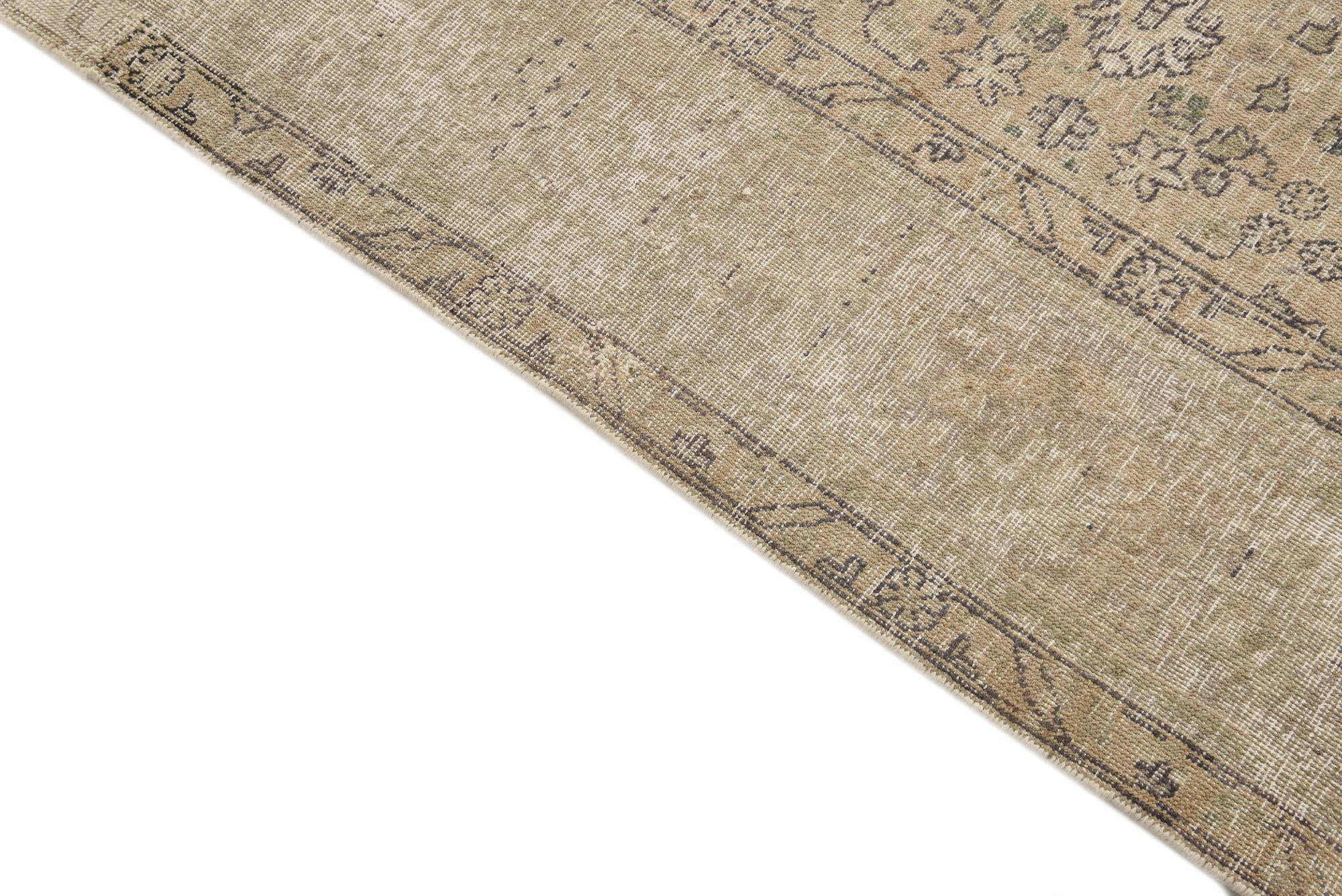 7' 9 x 11' Hand Knotted Ultra Vintage Persian Wool Rug