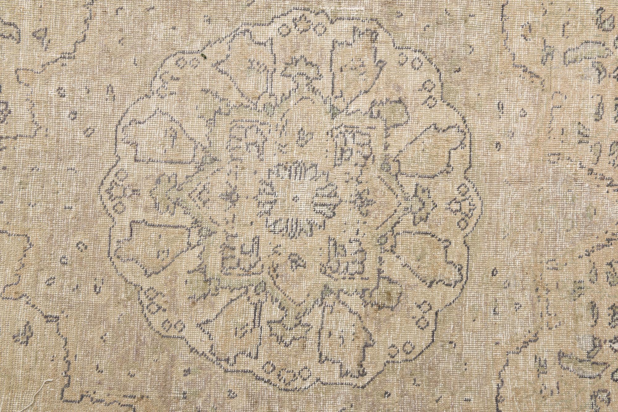 7' 9 x 11' Hand Knotted Ultra Vintage Persian Wool Rug