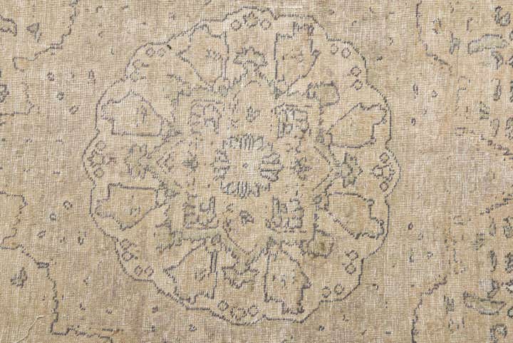 7' 9 x 11' Hand Knotted Ultra Vintage Persian Wool Rug