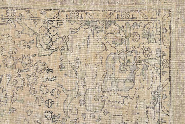 7' 9 x 11' Hand Knotted Ultra Vintage Persian Wool Rug