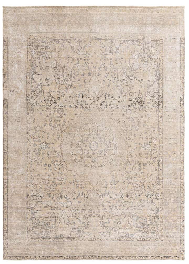 7' 9 x 11' Hand Knotted Ultra Vintage Persian Wool Rug