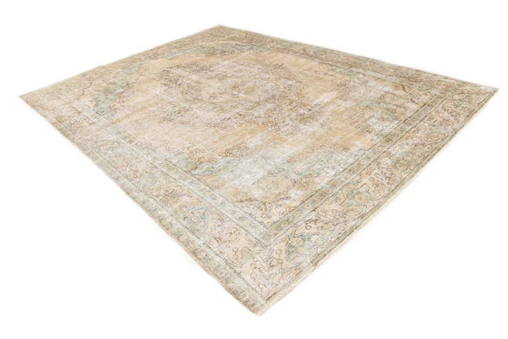 Detail image of 9' 8 x 12' 9 Hand Knotted Ultra Vintage Persian Wool Rug