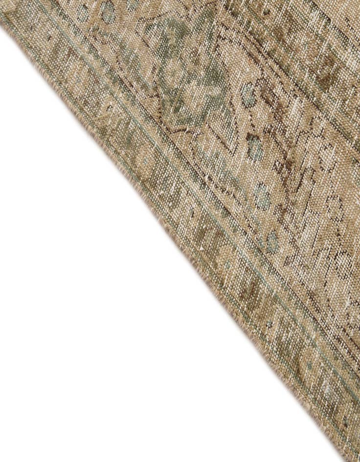 Detail image of 9' 8 x 12' 9  Hand Knotted Ultra Vintage Persian Wool Rug