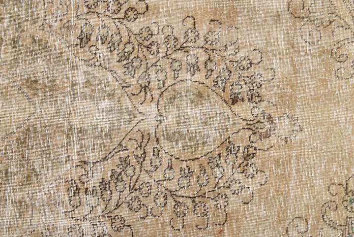 9' 8 x 12' 9 Hand Knotted Ultra Vintage Persian Wool Rug