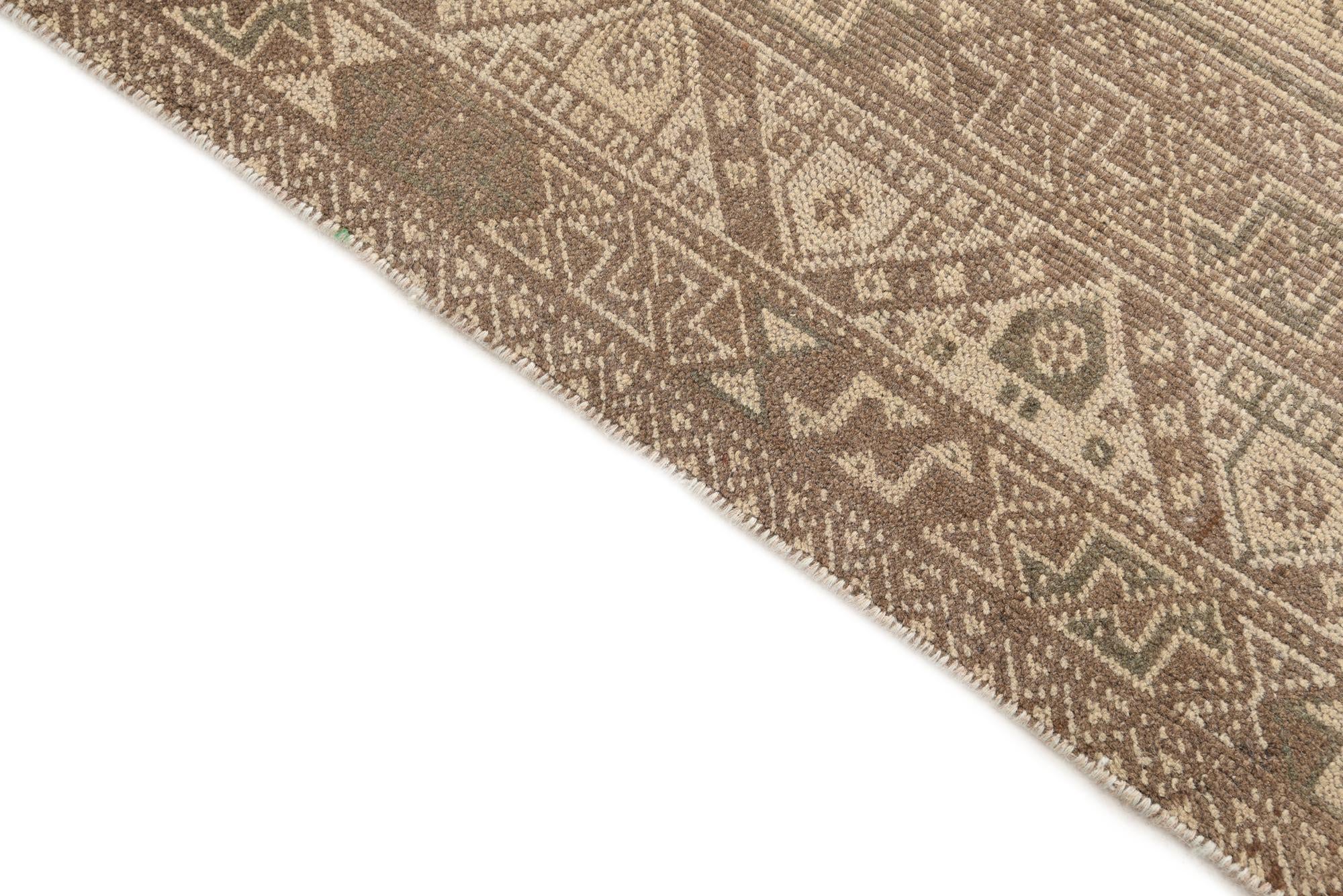 6' 10 x 10' 5 Hand Knotted Ultra Vintage Persian Wool Rug