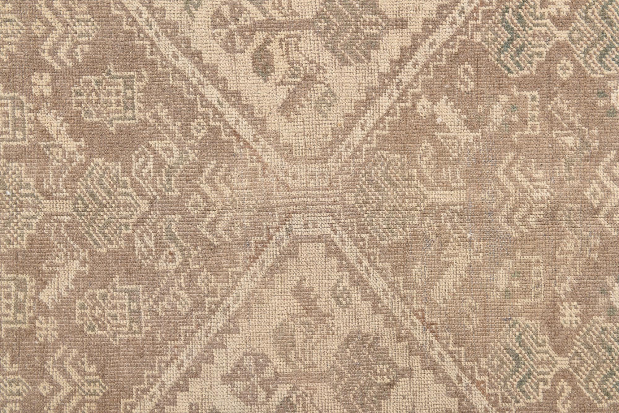 6' 10 x 10' 5 Hand Knotted Ultra Vintage Persian Wool Rug