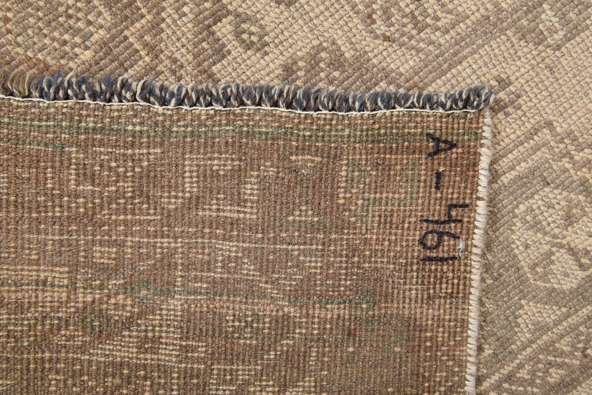6' 10 x 10' 5 Hand Knotted Ultra Vintage Persian Wool Rug