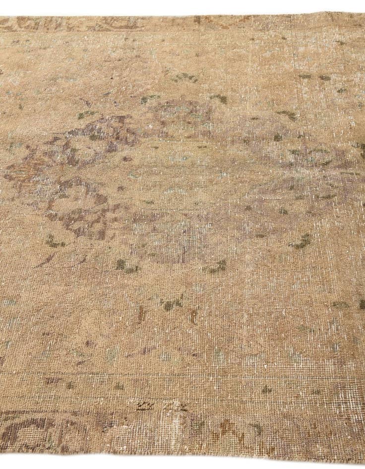 Detail image of 5' 6 x 8' 9  Hand Knotted Ultra Vintage Persian Wool Rug