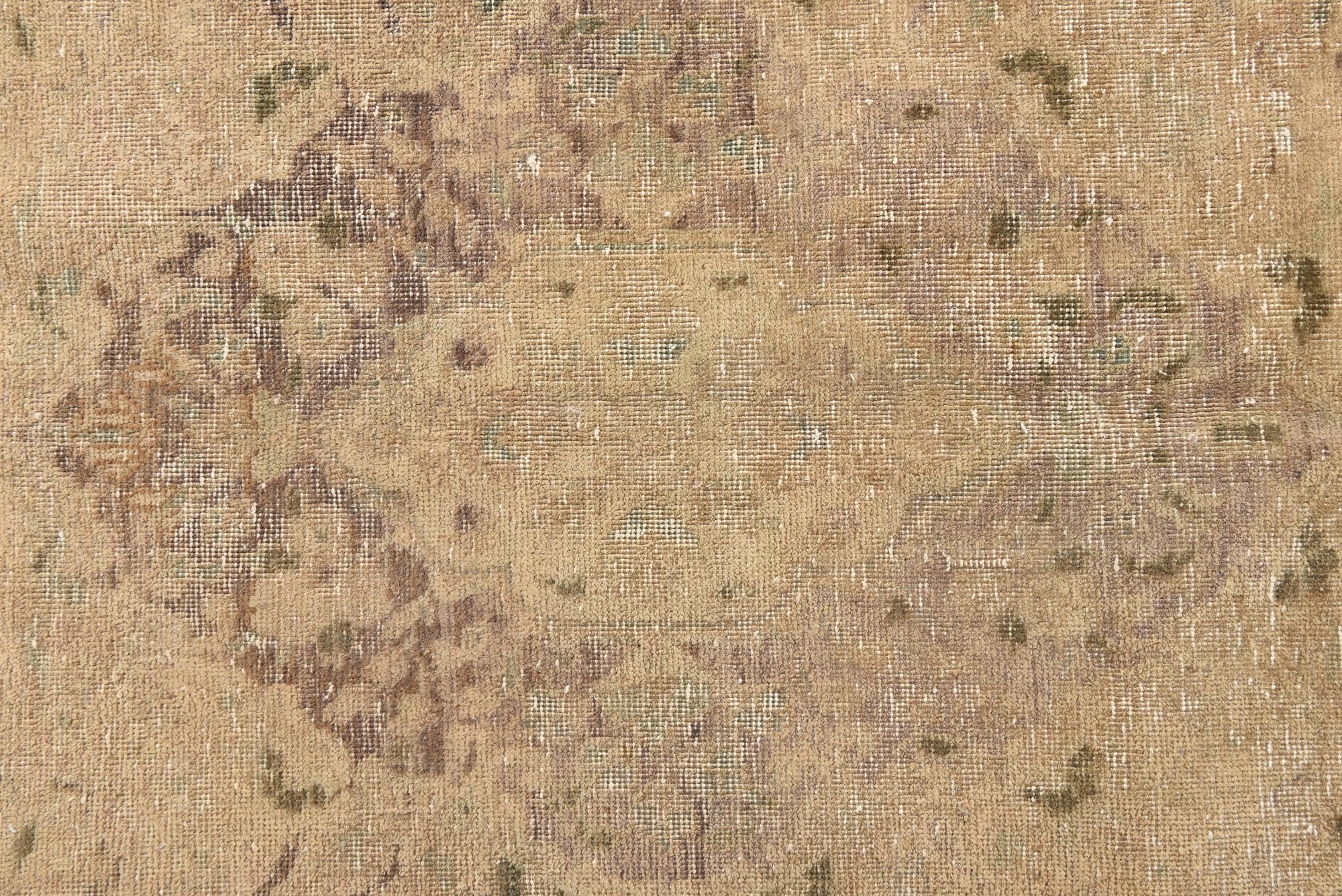 5' 6 x 8' 9 Hand Knotted Ultra Vintage Persian Wool Rug