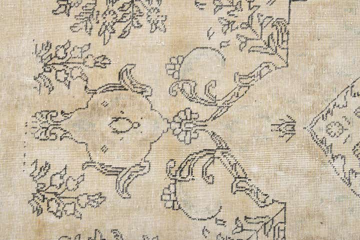 9' 5 x 12' 3 Hand Knotted Ultra Vintage Persian Wool Rug