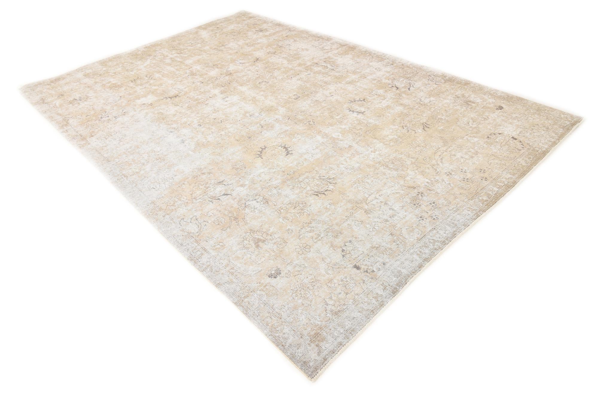 7' 6 x 10' 9 Hand Knotted Ultra Vintage Persian Wool Rug