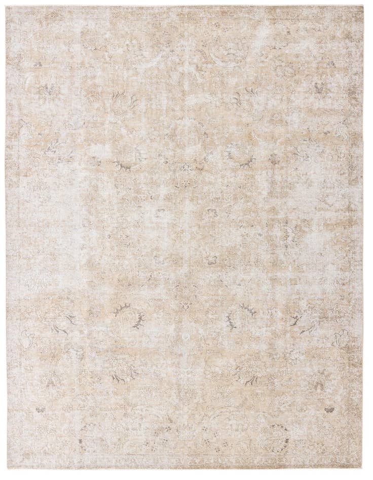 Detail image of 7' 6 x 10' 9 Hand Knotted Ultra Vintage Persian Wool Rug