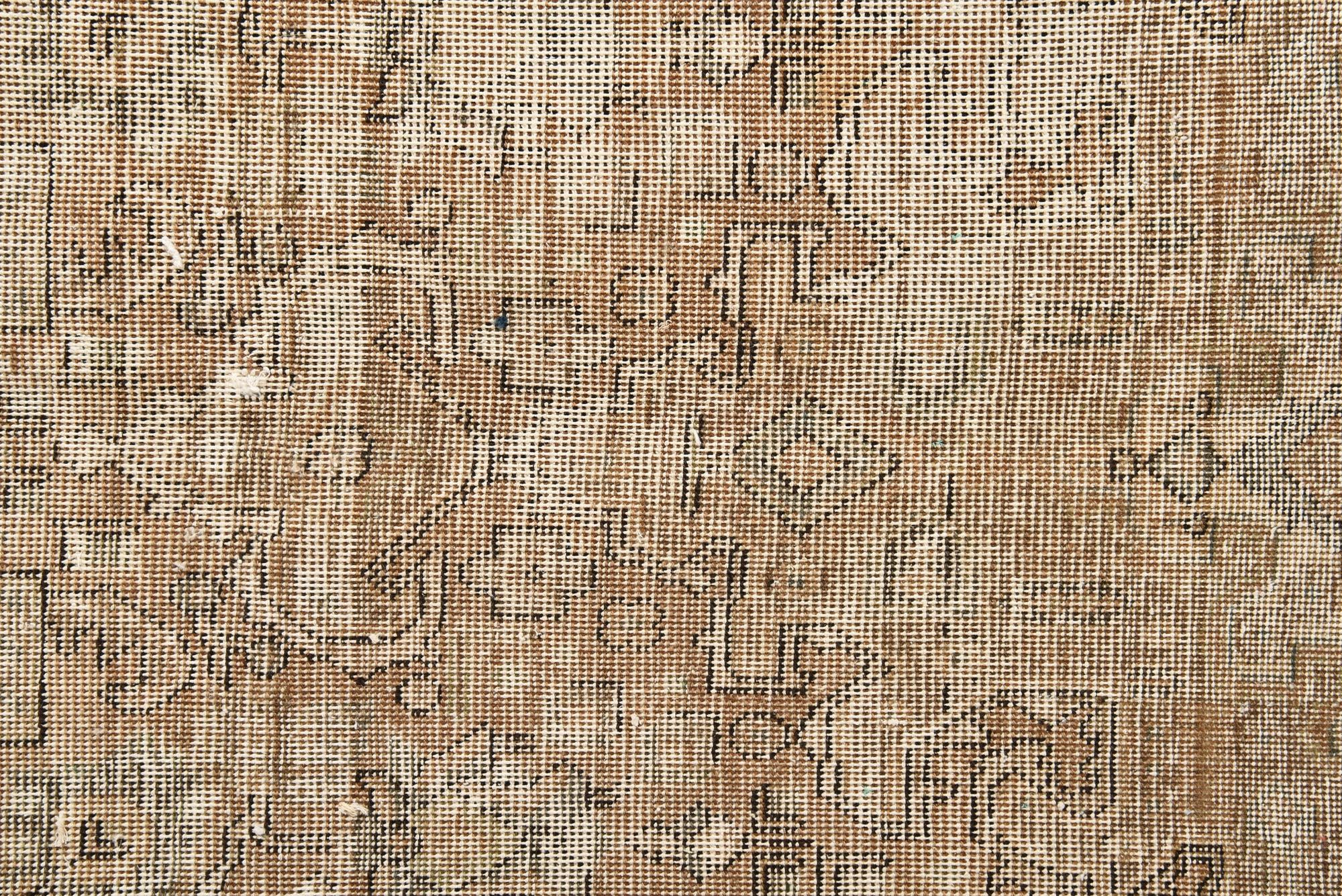 6' 3 x 9' 10 Hand Knotted Ultra Vintage Persian Wool Rug