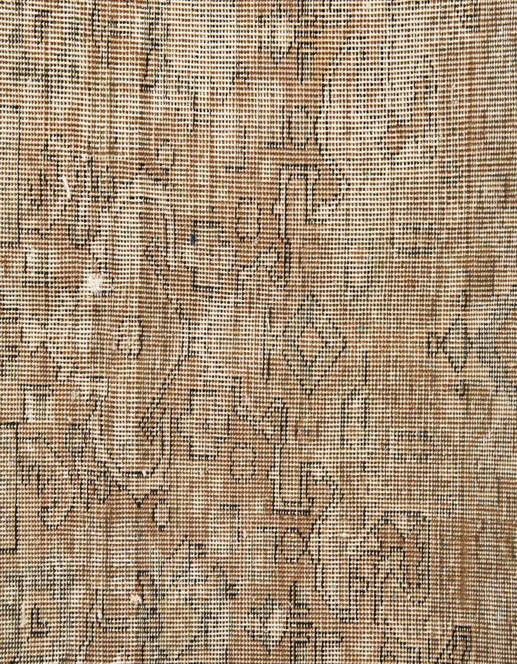 Detail image of 6' 3 x 9' 10  Hand Knotted Ultra Vintage Persian Wool Rug