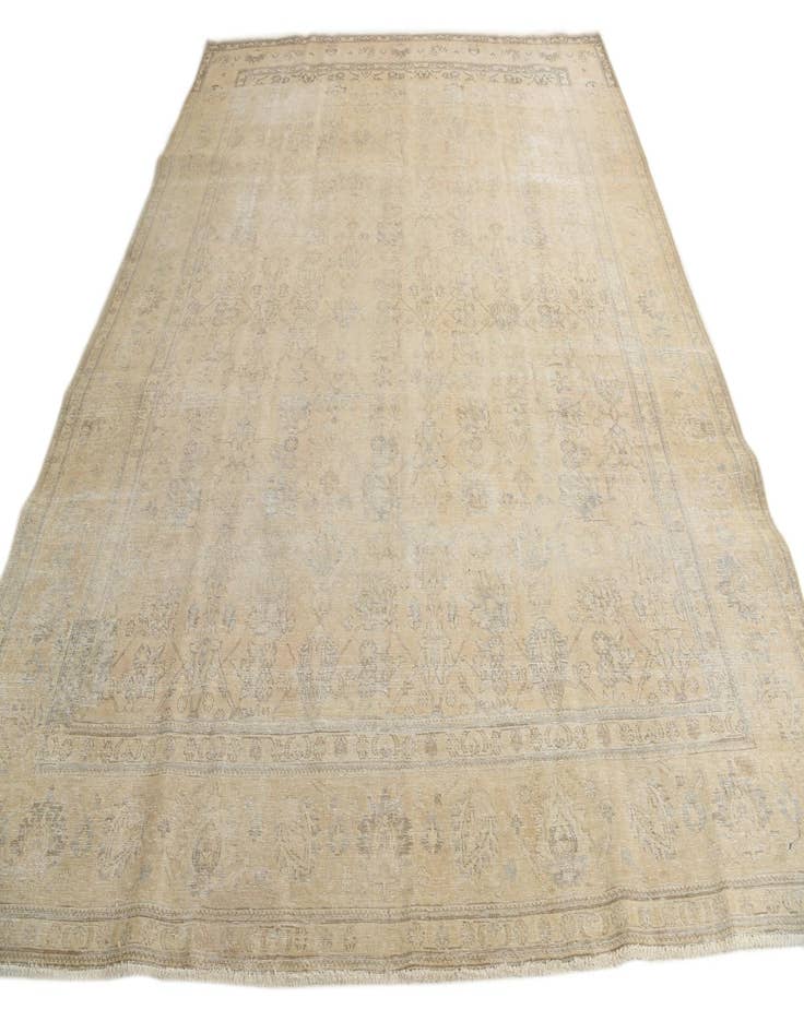 Detail image of 9' 6 x 12' 1  Hand Knotted Ultra Vintage Persian Wool Rug