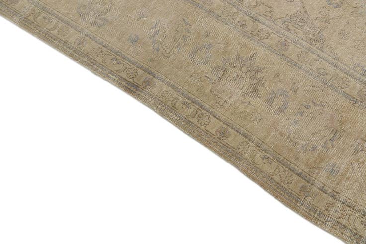 Detail image of 9' 6 x 12' 1 Hand Knotted Ultra Vintage Persian Wool Rug