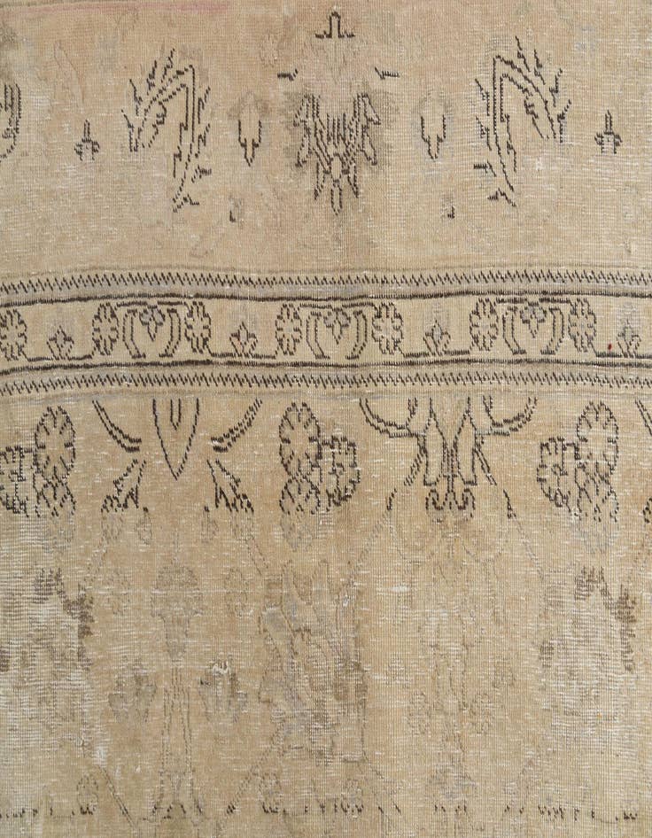 Detail image of 9' 6 x 12' 1  Hand Knotted Ultra Vintage Persian Wool Rug