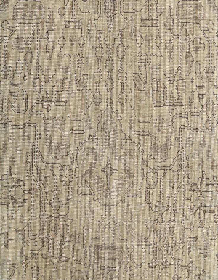 Detail image of 9' 8 x 12' 9  Hand Knotted Ultra Vintage Persian Wool Rug
