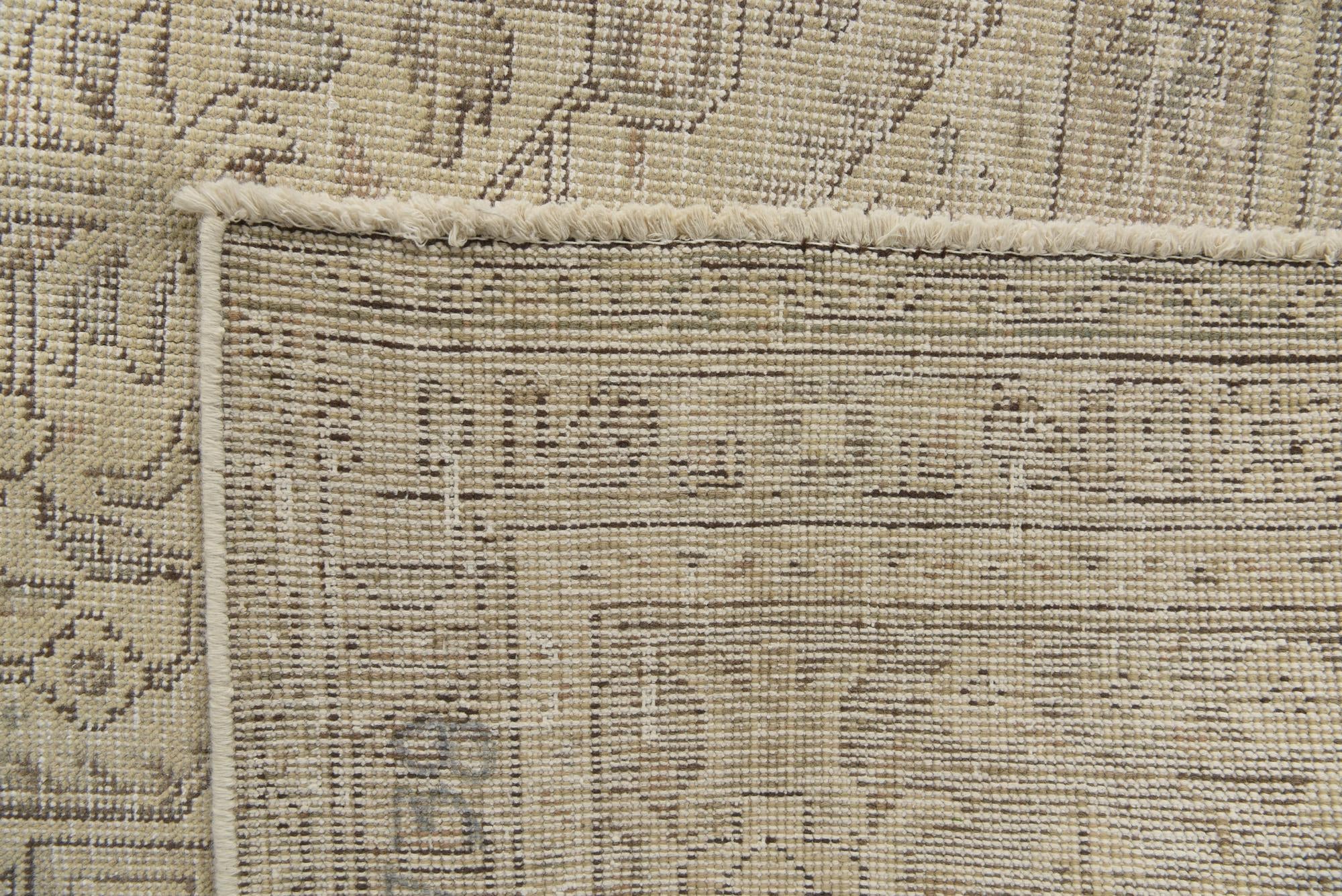 9' 8 x 12' 9 Hand Knotted Ultra Vintage Persian Wool Rug
