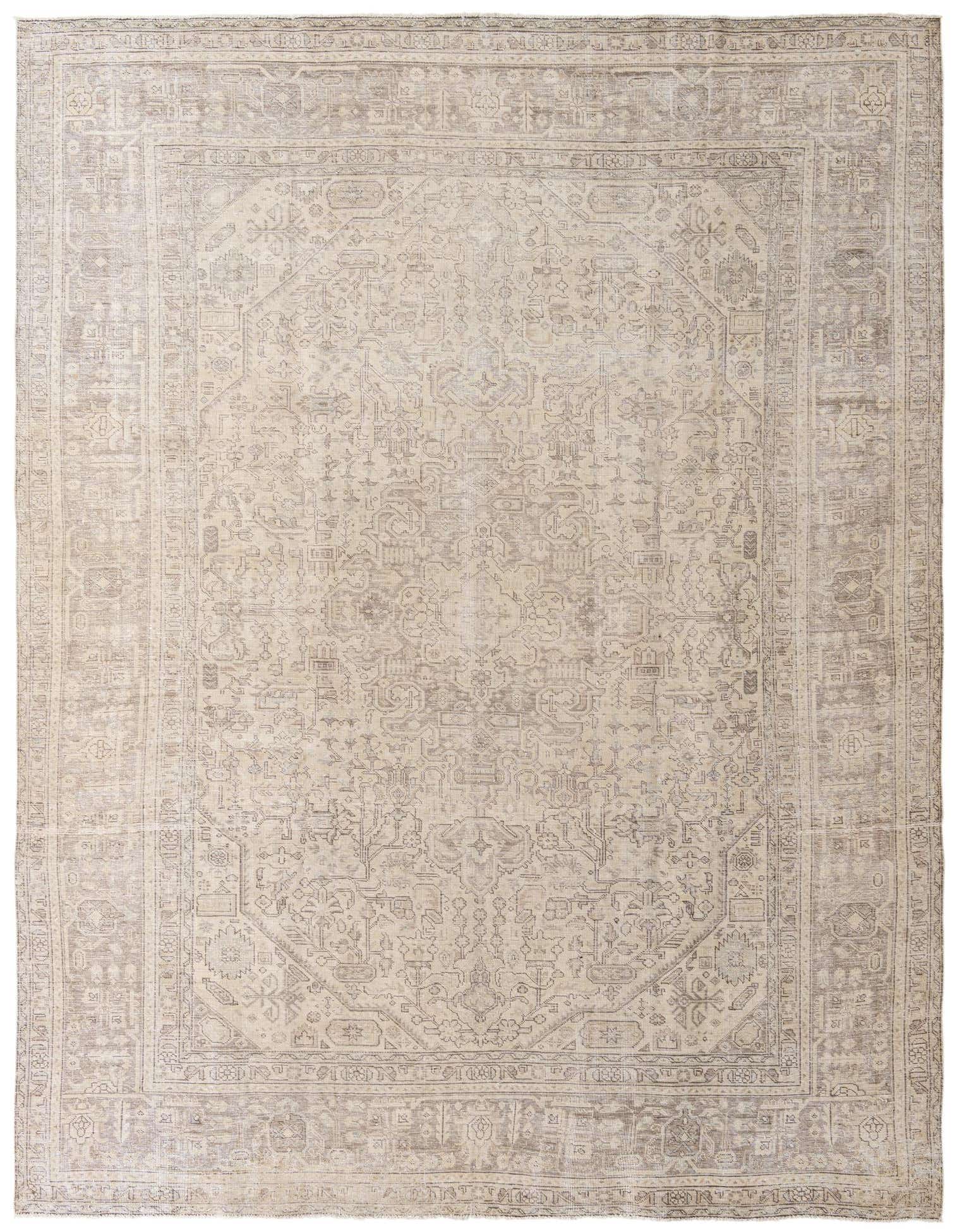 Primary image 9' 8 x 12' 9  Hand Knotted Ultra Vintage Persian Wool Rug
