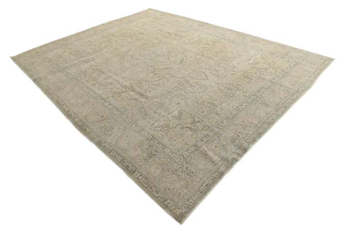 9' 9 x 12' 6 Hand Knotted Ultra Vintage Persian Wool Rug